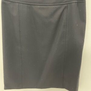 Brooks Brothers 100% Wool Elegant Black Pencil Skirt